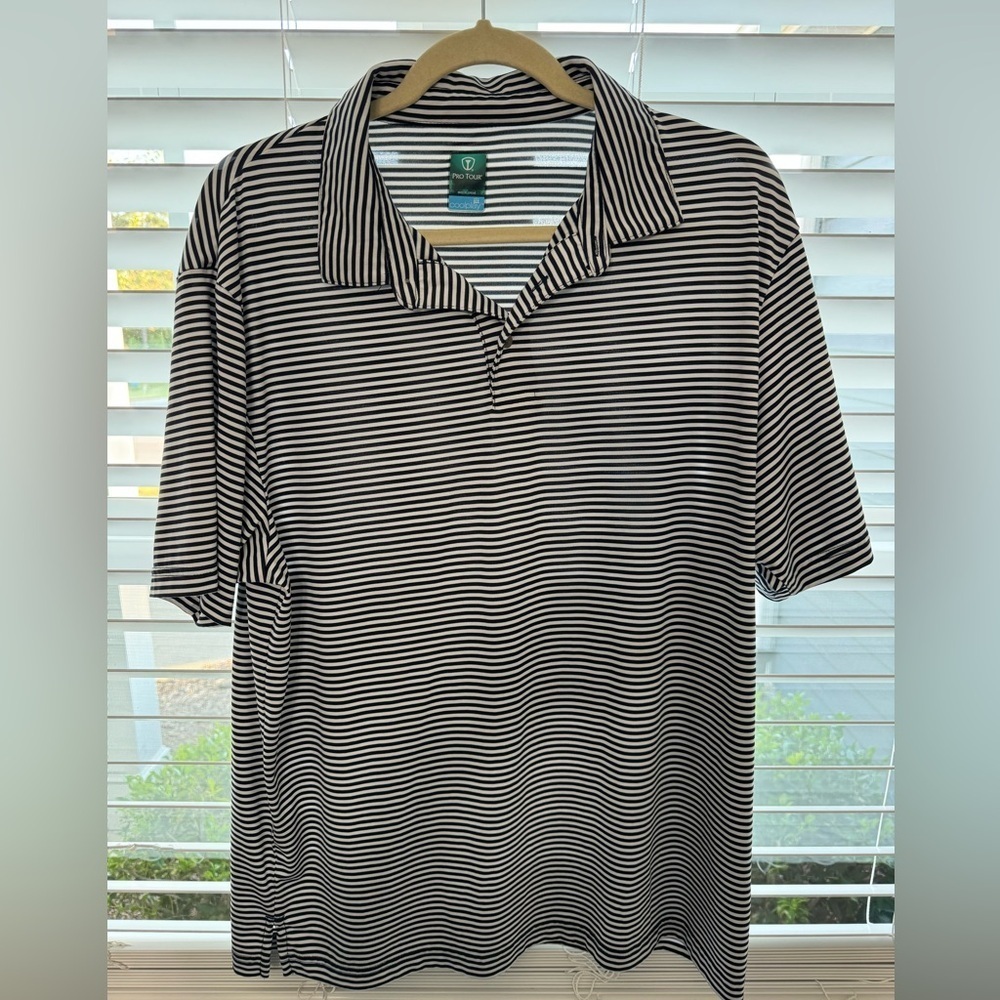 Pro Tour Men’s Cool Play Polo Shirt Size L